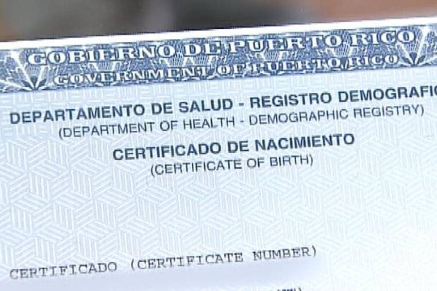 solicitar acta de nacimiento puerto rico, Acta de Correccion de en El