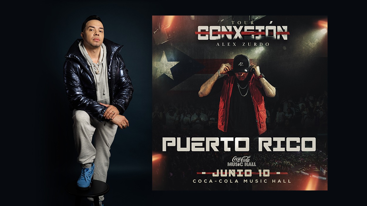 Alex Zurdo llega con su CONXSIÓN Tour al Coca Cola Music Hall Buenas
