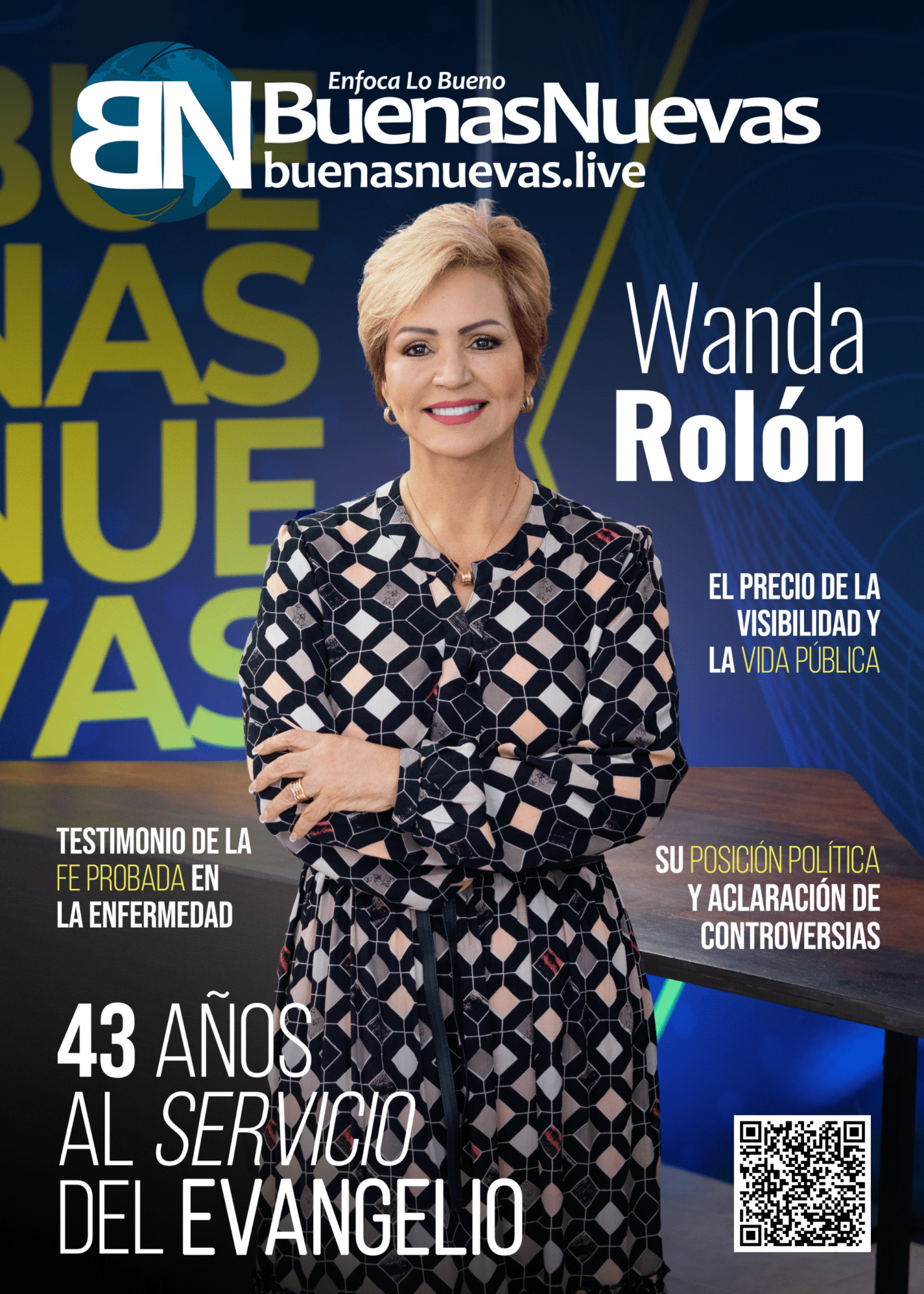Wanda Rolon Letras Wanda Rolón: 43 años al servicio del evangelio | Buenas Nuevas